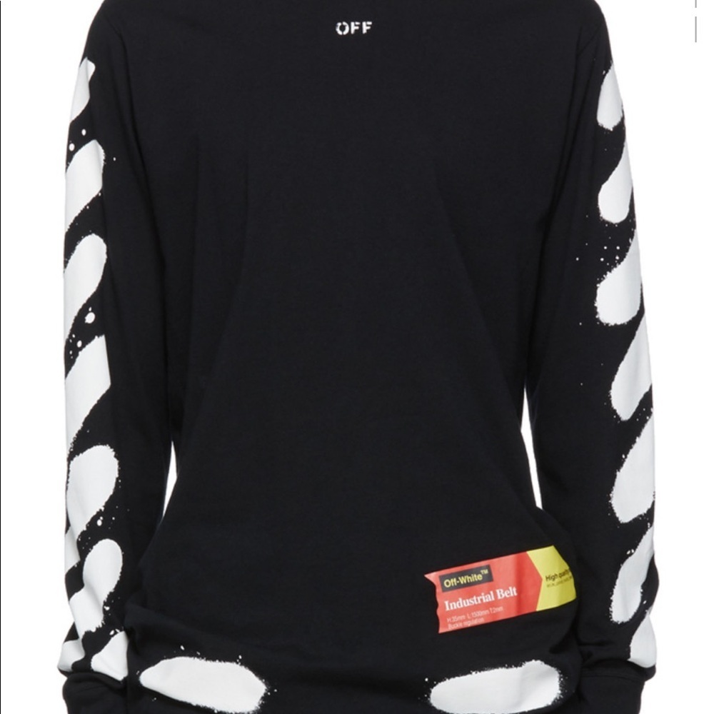 OFF-WHITE spray paint long sleeve